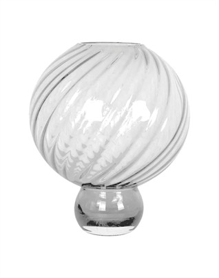 Meadow Swirl Vase - Clear - Large 